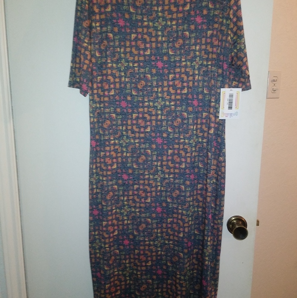 Lularoe Julia printed dress